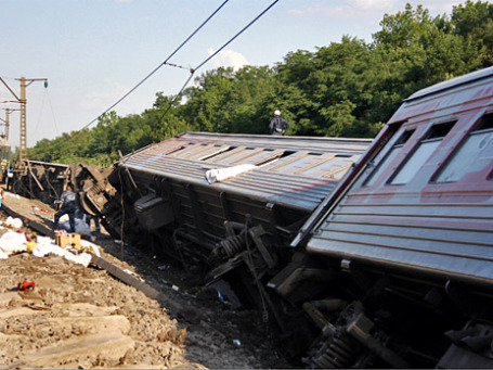 Наслідки аварії потягу в Краснодарському краї практично ліквідовані