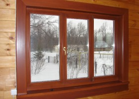 Дерев'яні вікна бувають трьох типів: економ класу, євро і дерев'яно-алюмінієві